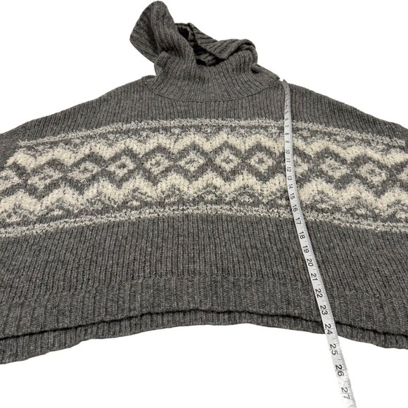 Free People Ragnar Fair Isle Split Neck Wool Blend Pullover Sweater Size S - Picture 8 of 9